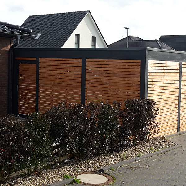 Carport Wandelement: Rhombus