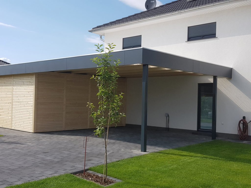 Carports mit Geräte und Abstellraum mit kein Problem