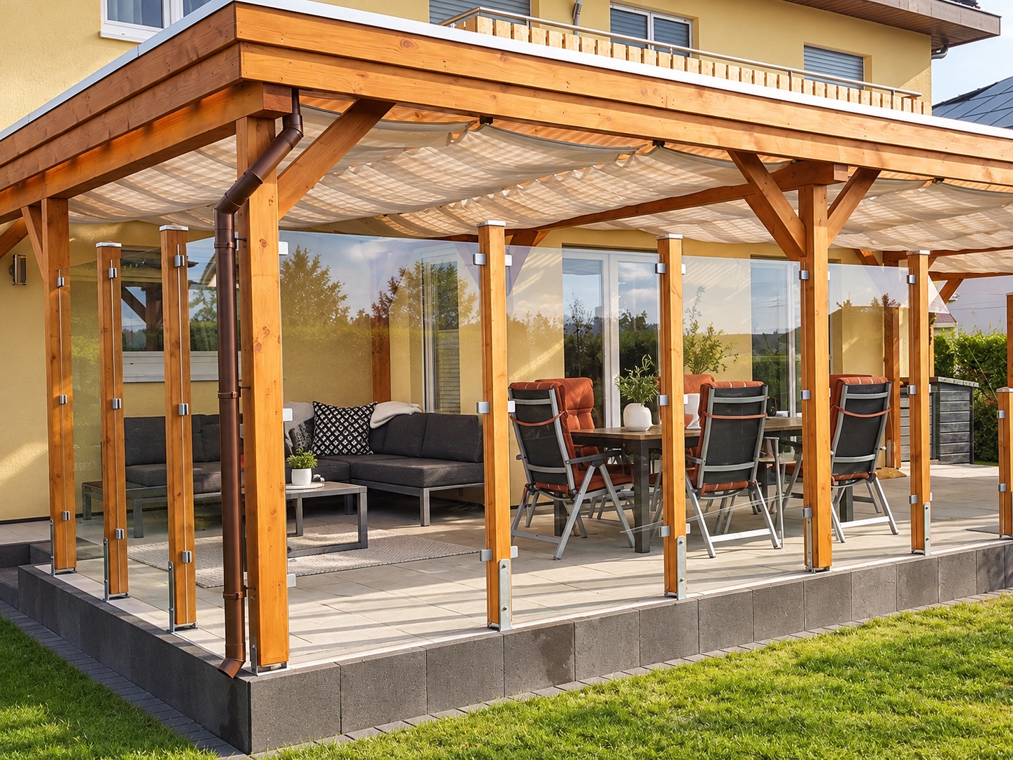 terrassenueberdachung-glassichtschutz-web Terrassenüberdachung mit Glassichtschutz